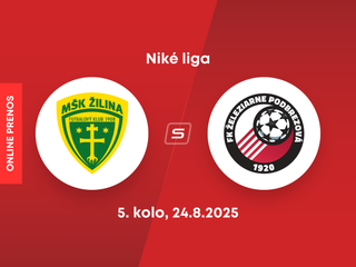 MŠK Žilina - FK Železiarne Podbrezová: ONLINE prenos zo zápasu 5. kola Niké ligy.