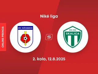 MFK Ružomberok - MFK Skalica: ONLINE prenos zo zápasu 2. kola Niké ligy.