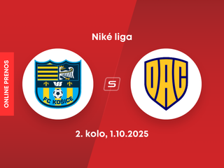 FC Košice - FC DAC Dunajská Streda: ONLINE prenos zo zápasu 2. kola Niké ligy.
