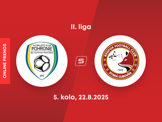 FK Pohronie - Stará Ľubovňa Redfox Football Club: ONLINE prenos zo zápasu 5. kola II. ligy.