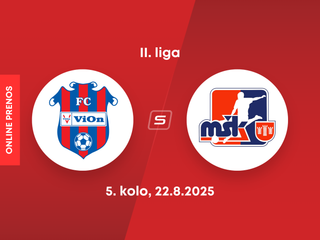 FC ViOn Zlaté Moravce - MŠK Považská Bystrica: ONLINE prenos zo zápasu 5. kola II. ligy.