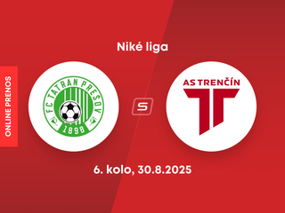 FC Tatran Prešov - AS Trenčín: ONLINE prenos zo zápasu 6. kola Niké ligy.