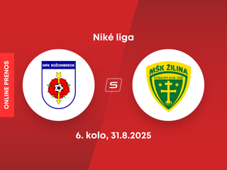 MFK Ružomberok - MŠK Žilina: ONLINE prenos zo zápasu 6. kola Niké ligy.
