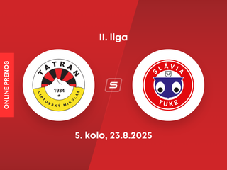 MFK Tatran Liptovský Mikuláš - Slávia TU Košice: ONLINE prenos zo zápasu 5. kola II. ligy.