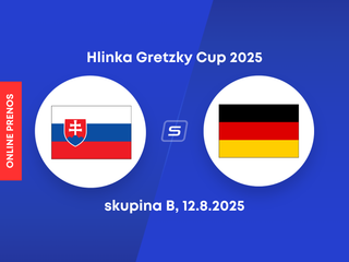 Slovensko U18 vs. Nemecko U18: ONLINE prenos z turnaja Hlinka Gretzky Cup 2025.