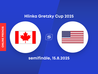 Kanada U18 vs. USA U18: ONLINE prenos z turnaja Hlinka Gretzky Cup 2025.