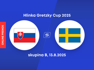 Slovensko U18 vs. Švédsko U18: ONLINE prenos z turnaja Hlinka Gretzky Cup 2025.