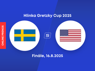 Švédsko U18 vs. USA U18: ONLINE prenos z finále turnaja Hlinka Gretzky Cup 2025.