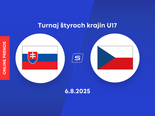 Slovensko U17 - Česko U17: ONLINE prenos z Turnaja štyroch krajín 2025. 