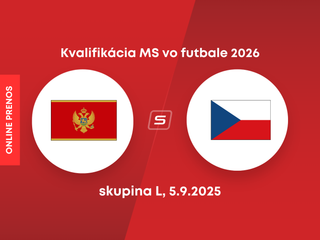 Čierna Hora - Česko: ONLINE prenos zo zápasu kvalifikácie MS 2026