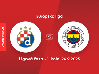 Dinamo Záhreb - Fenerbahce Istanbul: ONLINE prenos zo zápasu 1. kola ligovej fázy Európskej ligy.