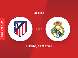 Atlético Madrid - Real Madrid: ONLINE prenos zo 7. kola La Ligy.