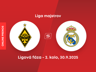 FC Kajrat Almaty - Real Madrid: ONLINE prenos zo zápasu 2. kola ligovej fázy Ligy majstrov.