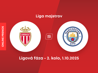 AS Monaco - Manchester City: ONLINE prenos zo zápasu 2. kola ligovej fázy Ligy majstrov. 