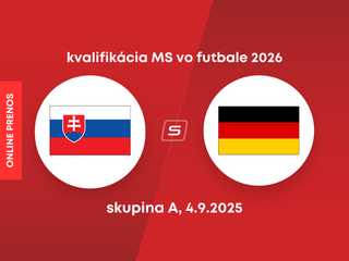 Slovensko - Nemecko: ONLINE prenos zo zápasu kvalifikácie MS 2026
