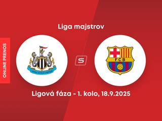 Newcastle United - FC Barcelona: ONLINE prenos zo zápasu 1. kola ligovej fázy Ligy majstrov. 