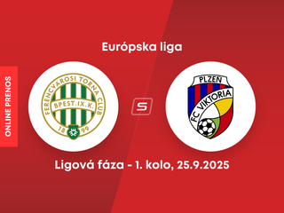 Ferencváros Budapešť - FC Viktoria Plzeň: ONLINE prenos zo zápasu 1. kola ligovej fázy Európskej ligy.