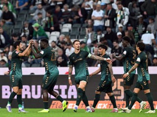 Gólová radosť hráčov Brém