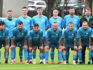 Mužstvo TJ Slovan Košecké Podhradie.