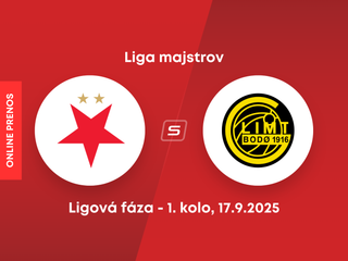 SK Slavia Praha - FK Bodö/Glimt: ONLINE prenos zo zápasu 1. kola ligovej fázy Ligy majstrov. 