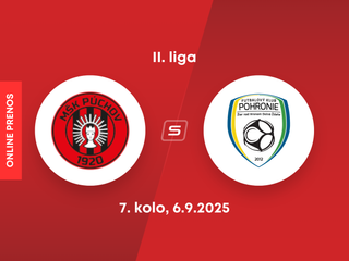 MŠK Púchov - FK Pohronie: ONLINE prenos zo zápasu 7. kola II. ligy.