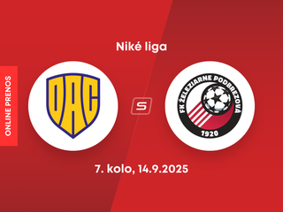 FC DAC Dunajská Streda - FK Železiarne Podbrezová: ONLINE prenos zo zápasu 7. kola Niké ligy.