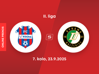 FC ViOn Zlaté Moravce - OFK Malženice: ONLINE prenos zo zápasu 7. kola II. ligy.