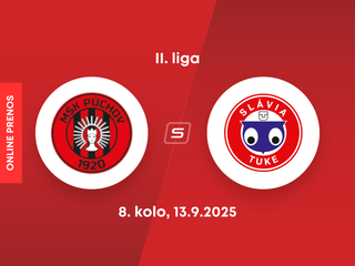 MŠK Púchov - Slávia TU Košice: ONLINE prenos zo zápasu 8. kola II. ligy.