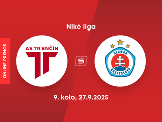 AS Trenčín - ŠK Slovan Bratislava: ONLINE prenos zo zápasu 9. kola Niké ligy.