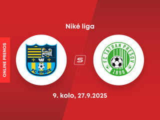 FC Košice - FC Tatran Prešov: ONLINE prenos zo zápasu 9. kola Niké ligy.