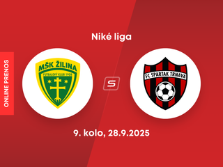 MŠK Žilina - FC Spartak Trnava: ONLINE prenos zo zápasu 9. kola Niké ligy.