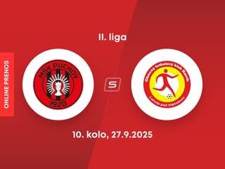 MŠK Púchov - OFK Baník Lehota pod Vtáčnikom: ONLINE prenos zo zápasu 10. kola II. ligy.
