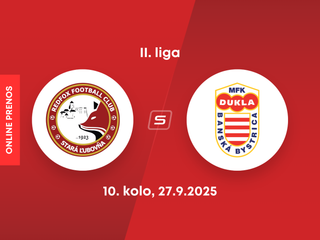 Stará Ľubovňa Redfox Football Club - MFK Dukla Banská Bystrica: ONLINE prenos zo zápasu 10. kola II. ligy.