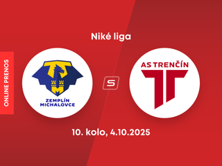 MFK Zemplín Michalovce - AS Trenčín: ONLINE prenos zo zápasu 10. kola Niké ligy