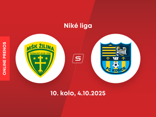 MŠK Žilina - FC Košice: ONLINE prenos zo zápasu 10. kola Niké ligy.