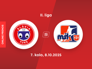 Slávia TU Košice - MŠK Považská Bystrica: ONLINE prenos zo zápasu 7. kola II. ligy.