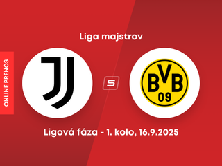 Juventus FC - Borussia Dortmund: ONLINE prenos zo zápasu 1. kola ligovej fázy Ligy majstrov. 