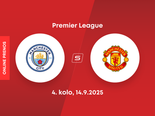 Manchester City - Manchester United: ONLINE prenos z 4. kola Premier League.