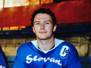 Dušan Pašek ako kapitán Slovana Bratislava.