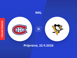 Montreal Canadiens - Pittsburgh Penguins: ONLINE prenos z prípravného zápasu NHL.