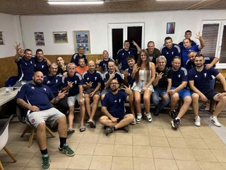 Futbalisti TJ Slovan Tomášovce.