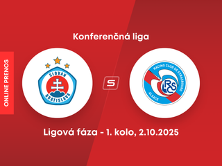 ŠK Slovan Bratislava - Racing Štrasburg: ONLINE prenos zo  zápasu Konferenčnej ligy.