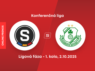 AC Sparta Praha - Shamrock Rovers: ONLINE prenos zo zápasu Európskej ligy.