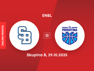 BC Slovan Bratislava - KB Prishtina: LIVE STREAM zo zápasu ENBL