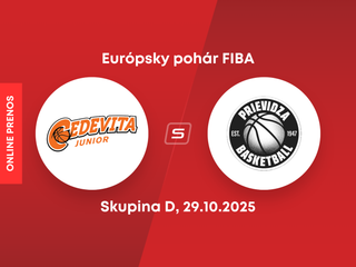 KK Cedevita Junior - BC Prievidza: LIVE STREAM zo zápasu Európskeho pohára FIBA.