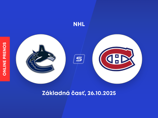 Vancouver Canucks - Montreal Canadiens: ONLINE prenos zo zápasu NHL.
