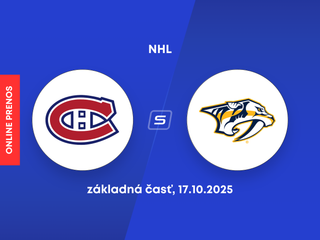 Montreal Canadiens - Nashville Predators: ONLINE prenos zo zápasu NHL.