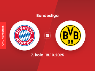 Bayern Mníchov - Borussia Dortmund: ONLINE prenos zo 7. kola Bundesligy.