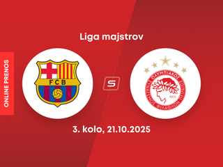 FC Barcelona - Olympiakos F.C.: ONLINE prenos zo zápasu 4. kola ligovej fázy Ligy majstrov. 