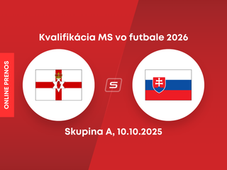 Severné Írsko - Slovensko: ONLINE prenos zo zápasu kvalifikácie MS 2026